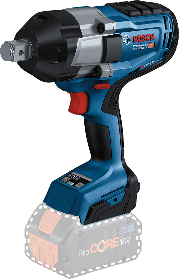 Bosch Profesyonel Seri Bosch Professional GDS 18V-1050 H (Solo) Akülü Darbeli Somun Sıkma Makinesi