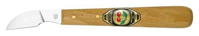 KIRSCHEN Two Cherries Uzun Eğri Ağızlı Ahşap Oyma Bıçağı (3352000)