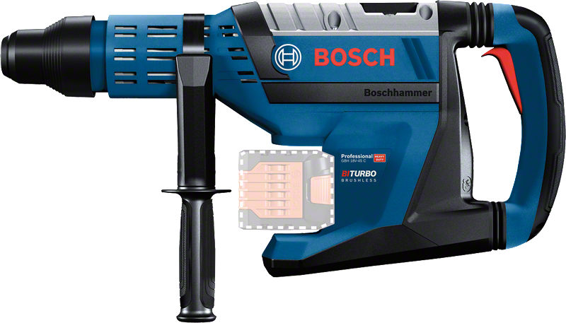 Bosch Profesyonel Seri Bosch Professional GBH 18V-45 C (Solo) Akülü Kırıcı Delici