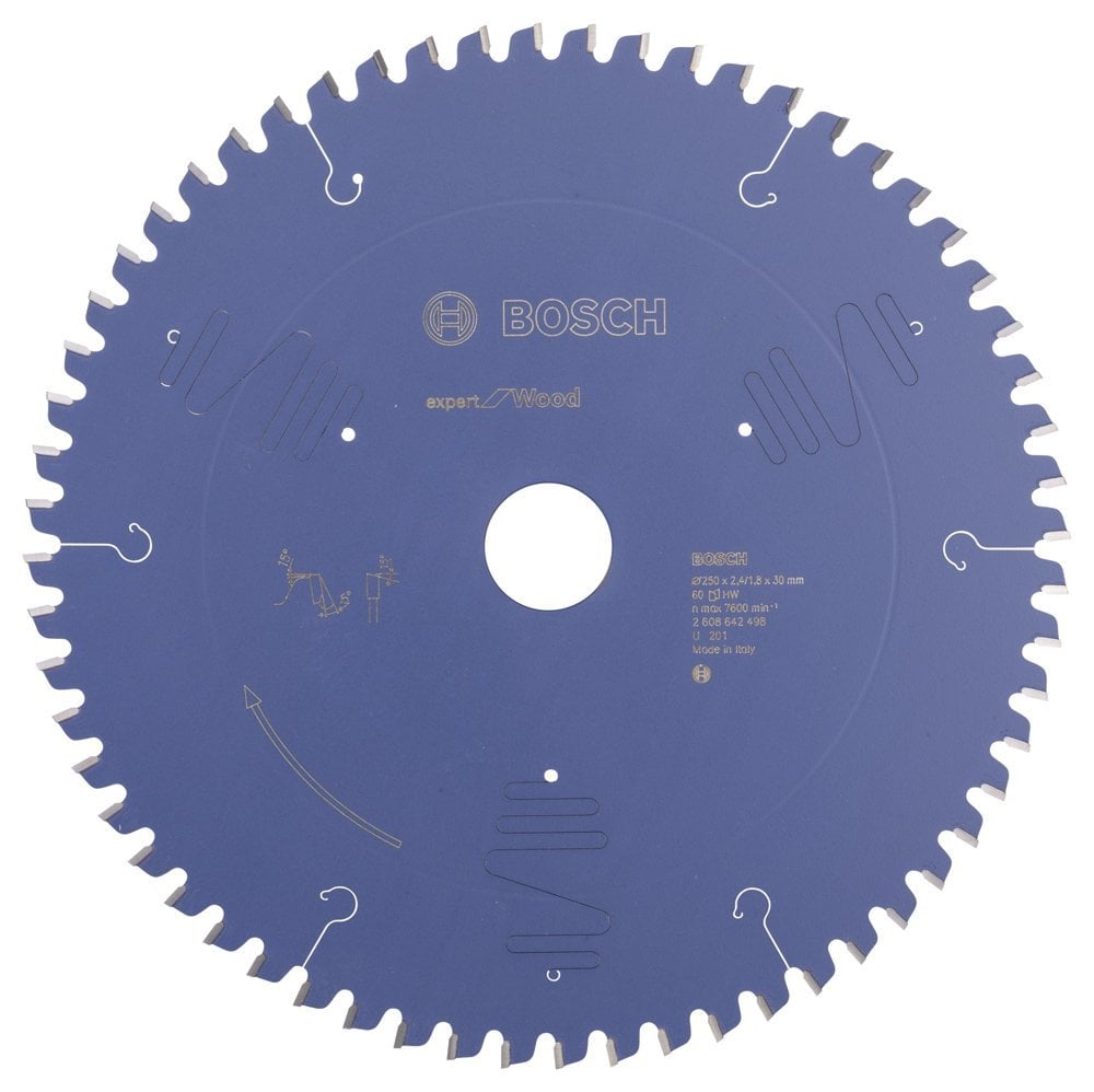Bosch Expert for Wood 250*30 mm 60 Diş