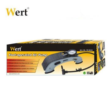 Wert 2642 Basınç Göstergeli Ayak Pompası Tek Piston