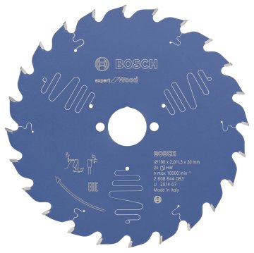 Bosch Expert for Wood 190*30 mm 24 Diş