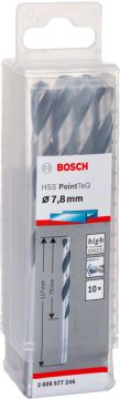 Bosch Aksesuarlar Bosch - HSS-PointeQ Metal Matkap Ucu 7,8 mm 10'lu