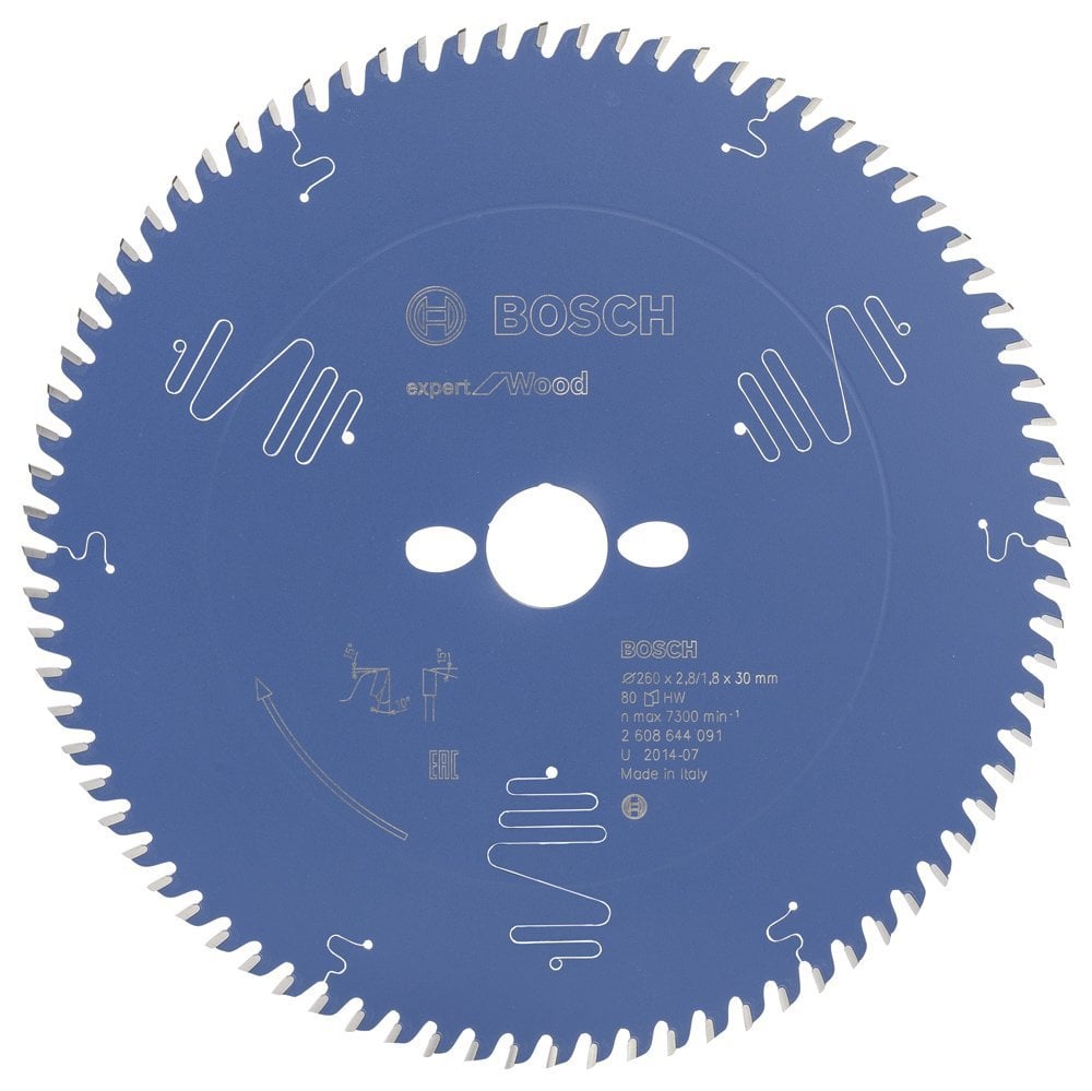 Bosch Expert for Wood 260*30 mm 80 Diş