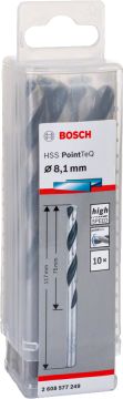 Bosch Aksesuarlar Bosch - HSS-PointeQ Metal Matkap Ucu 8,1 mm 10'lu