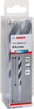 Bosch Aksesuarlar Bosch - HSS-PointeQ Metal Matkap Ucu 8,2 mm 10'lu