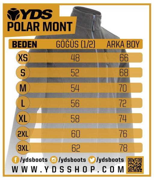﻿YDS Polar Yelek-Siyah