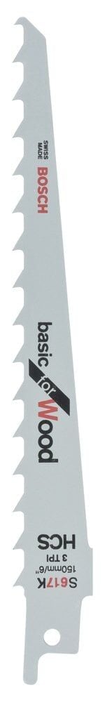 Bosch Aksesuarlar Bosch - Basic Serisi Ahşap için Panter Testere Bıçağı S 617 K - 2'li