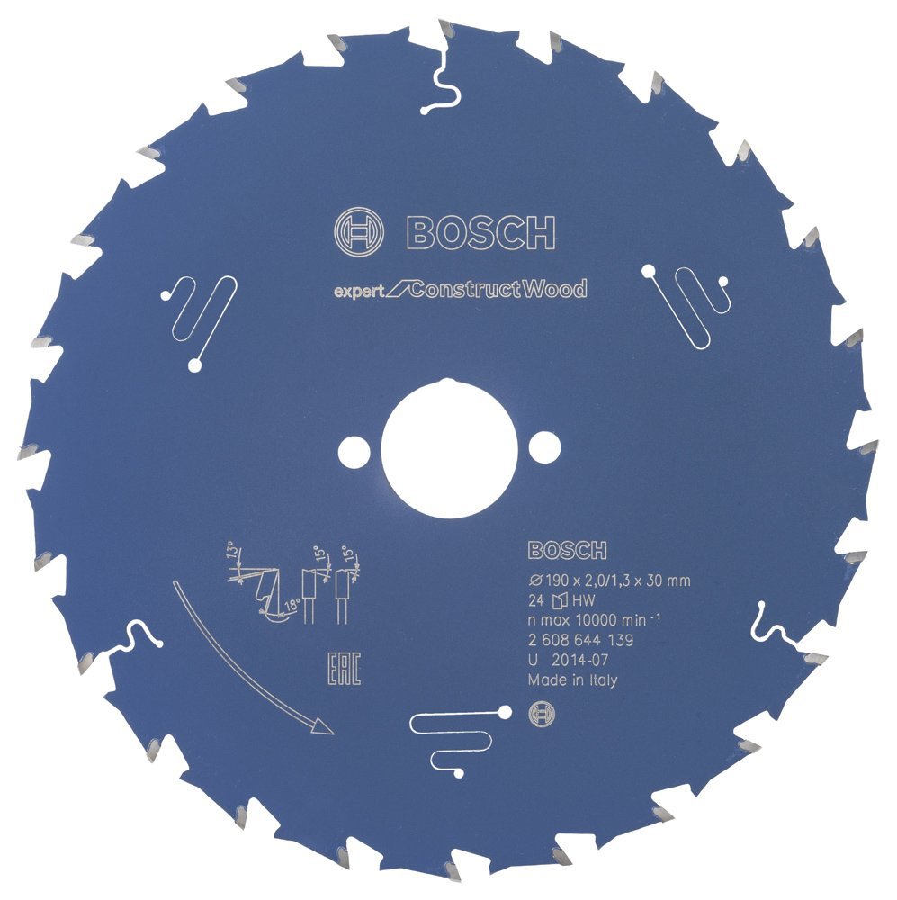 Bosch Expert for Construct Wood 190*30 mm 24 Diş