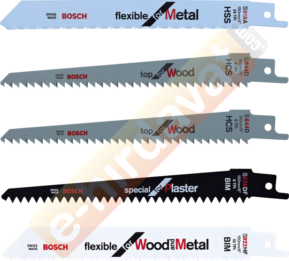 Bosch KEO 5'li Ahsap bıçak seti