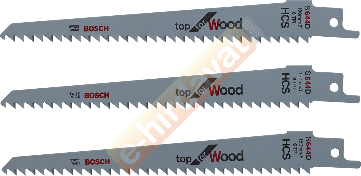 Bosch KEO 3'lü Ahsap bıçak seti