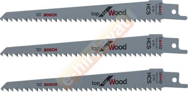 Bosch KEO 3'lü Ahsap bıçak seti