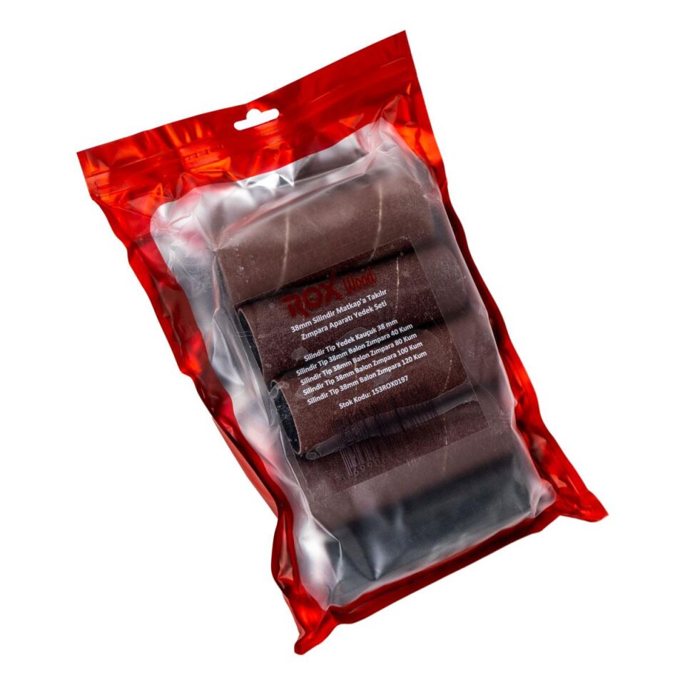 ROX Wood Yedek Kauçuk ve Silindir Zımpara 38 mm (153ROX0197)