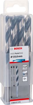 Bosch Aksesuarlar Bosch - HSS-PointeQ Metal Matkap Ucu 10,6 mm 5'li