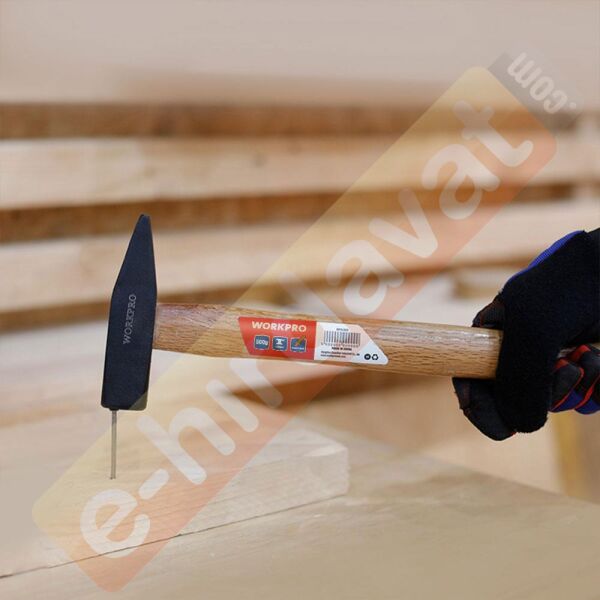 WORKPRO WP241019 500Gr Ahşap Saplı Çekiç