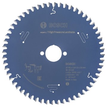 Bosch Expert for High Pressure Laminate 190*30 mm 56 Diş