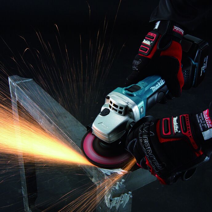 MAKİTA DGA 452 RMJ Çift Akülü Avuç Taşlama 18 Volt 4.0 Amper