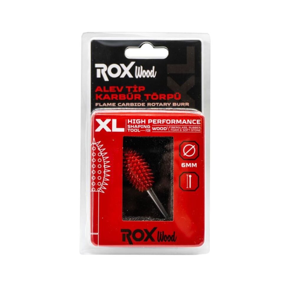 ROX WOOD Karbür Alev Tip Ahşap Şekillendirme Törpü (153ROX0287)