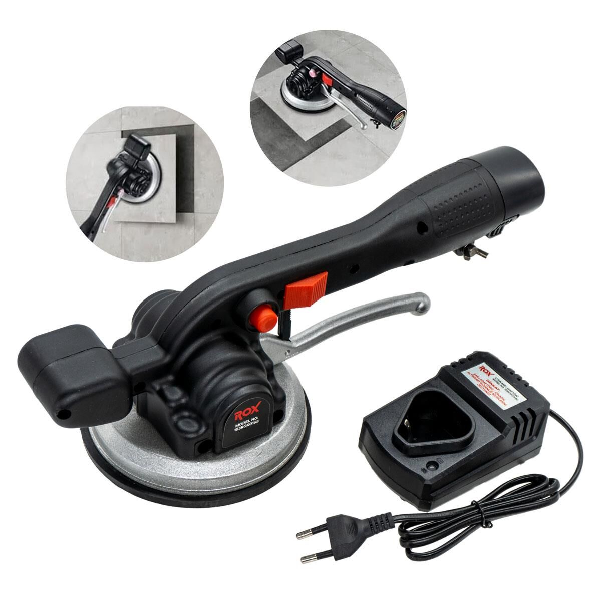 ROX Şarjlı Vakumlu Titreşimli Fayans Tokmağı (153ROX0168)