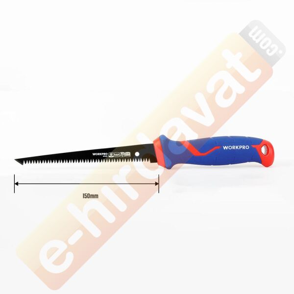 WORKPRO WP215017 150mm Hızlı Kesim Profesyonel BI-METAL Alçıpan Testeresi