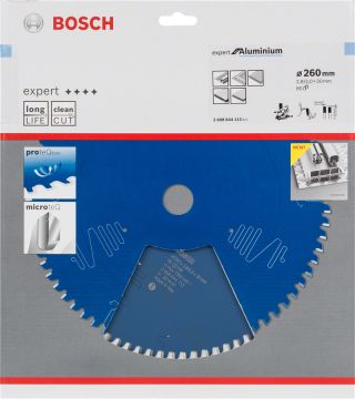 Bosch Expert for Aluminium 260*30 mm 80 Diş