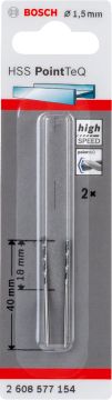 Bosch Aksesuarlar Bosch - HSS-PointeQ Metal Matkap Ucu 1,5 mm 2'li