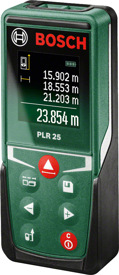 Bosch Ölçme Aletleri Bosch PLR 25 Dijital Lazerli Uzaklık Ölçer Karton Kutu Versiyon