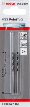 Bosch Aksesuarlar Bosch - HSS-PointeQ Metal Matkap Ucu 2,5 mm 2'li