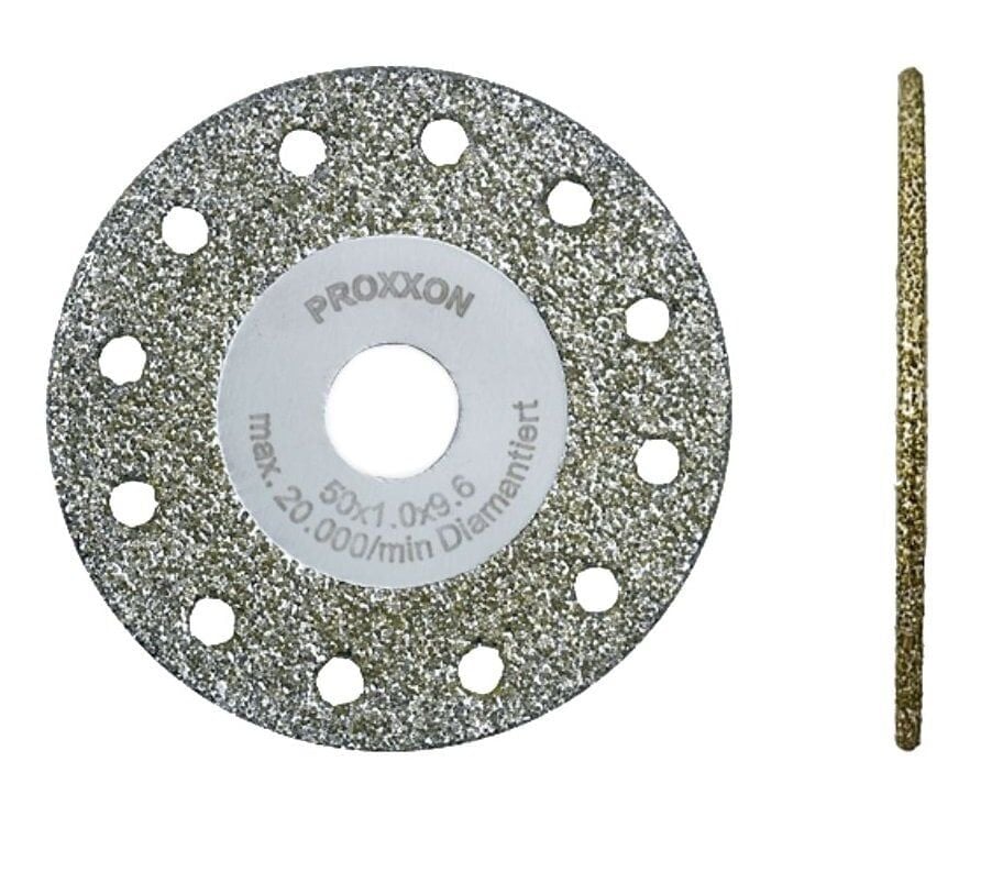 PROXXON 50 mm Elmas Kesme Diski Cam - Porselen - Doğal Taş için (28557)