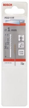 Bosch Aksesuarlar Bosch - HSS-TiN Metal Matkap Ucu 1*34 mm