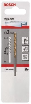 Bosch HSS-TiN 3*61 mm