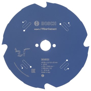 Bosch Expert for Fiber Cement 165*20 mm 4 Diş