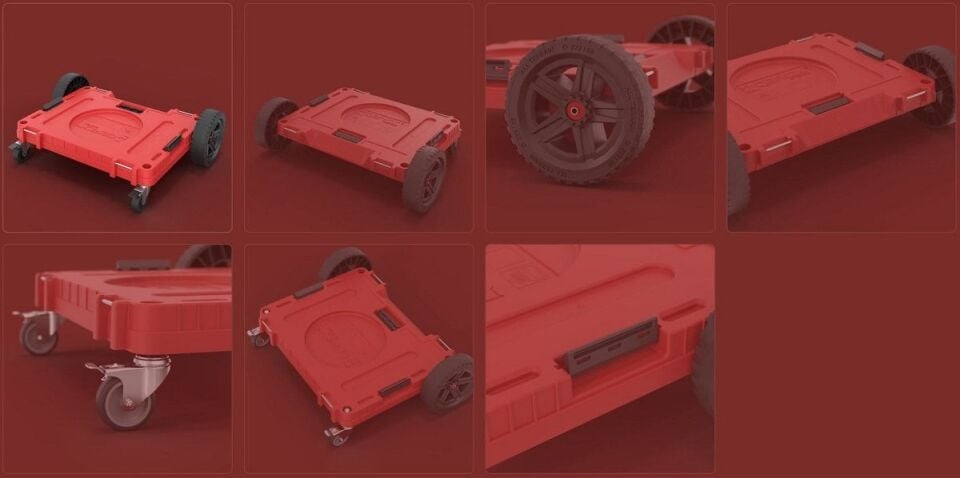 QBRICK System One 3'lü WorkShop Tekerli Takım Çantası Seti