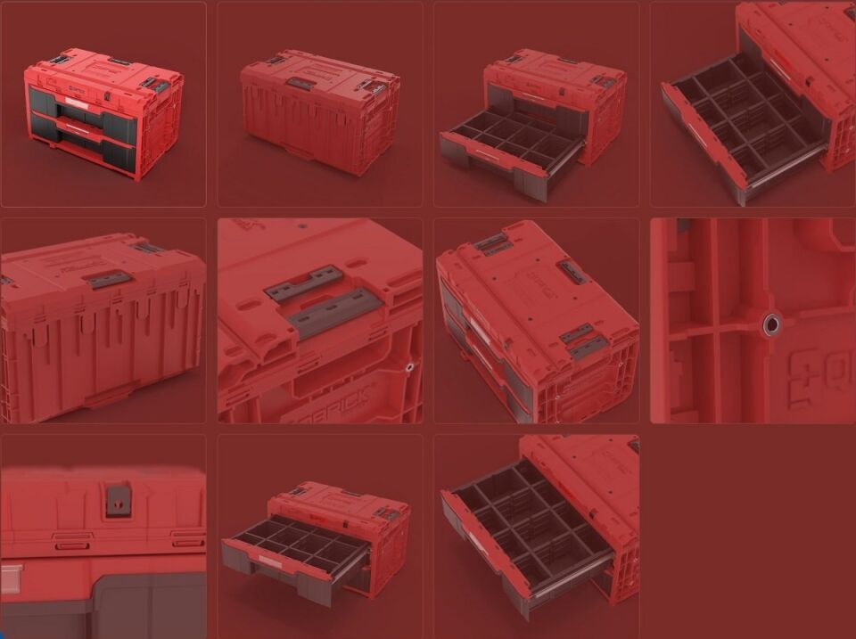 QBRICK System One 3'lü WorkShop Tekerli Takım Çantası Seti