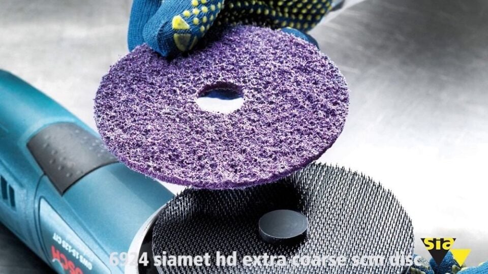 SİA 115 mm Cırtlı Zımpara Tabanı SCM Zımparalar İçin