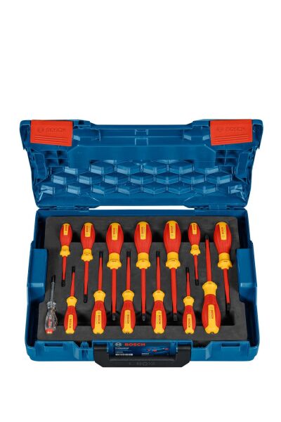 Bosch Profesyonel Seri Bosch Profesyonel VDE Tornavida Seti 14 Parça