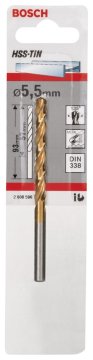 Bosch Aksesuarlar Bosch - HSS-TiN Metal Matkap Ucu 5,5*93 mm
