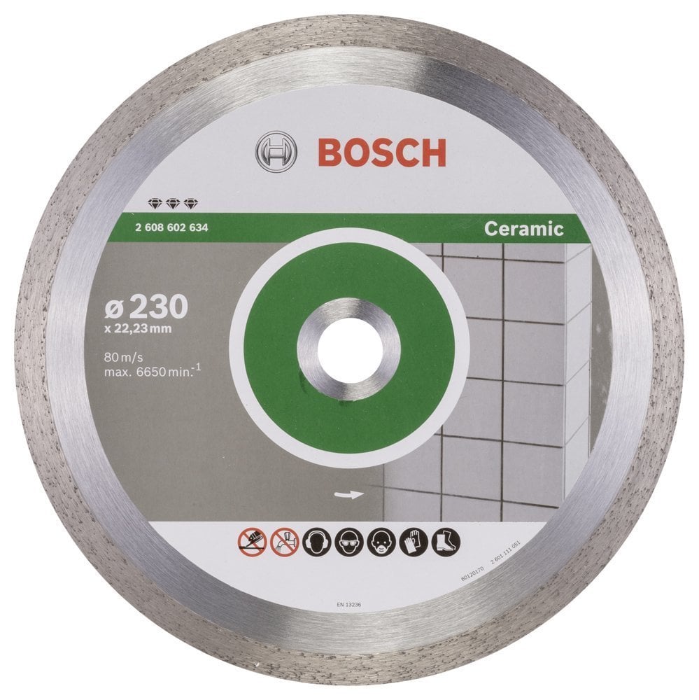 Bosch Aksesuarlar Bosch - Best Serisi Seramik İçin, Elmas Kesme Diski 230 mm