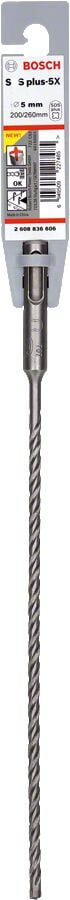 Bosch - SDS-Plus-5X Serisi Kırıcı Delici Matkap Ucu 5*260 mm
