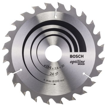 Bosch Optiline Wood 184*30 mm 24 Diş
