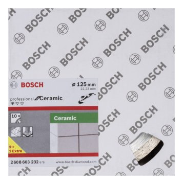 Bosch 9+1 Standard for Ceramic 125mm