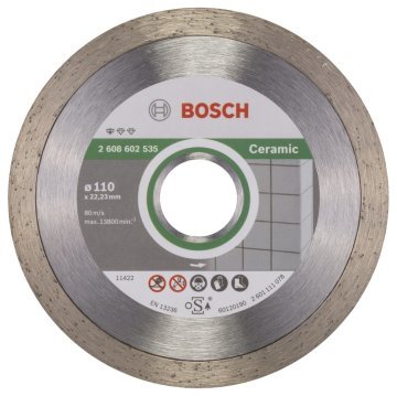 Bosch Aksesuarlar Bosch - Standard Seri Seramik İçin Elmas Kesme Diski 110 mm