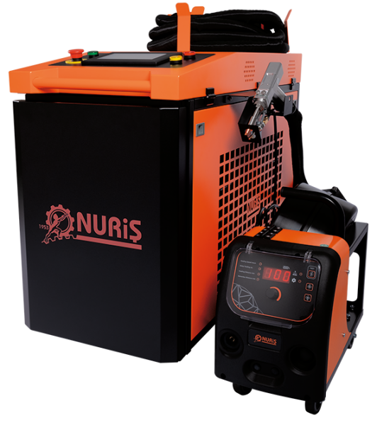 NURİŞ NL1500W Su Soğutmalı Lazer Kaynak Makinası ve Lazerli Metal Temizleme