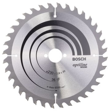 Bosch Aksesuarlar Bosch - Optiline Serisi Ahşap için Daire Testere Bıçağı 230*30 mm 36 Diş