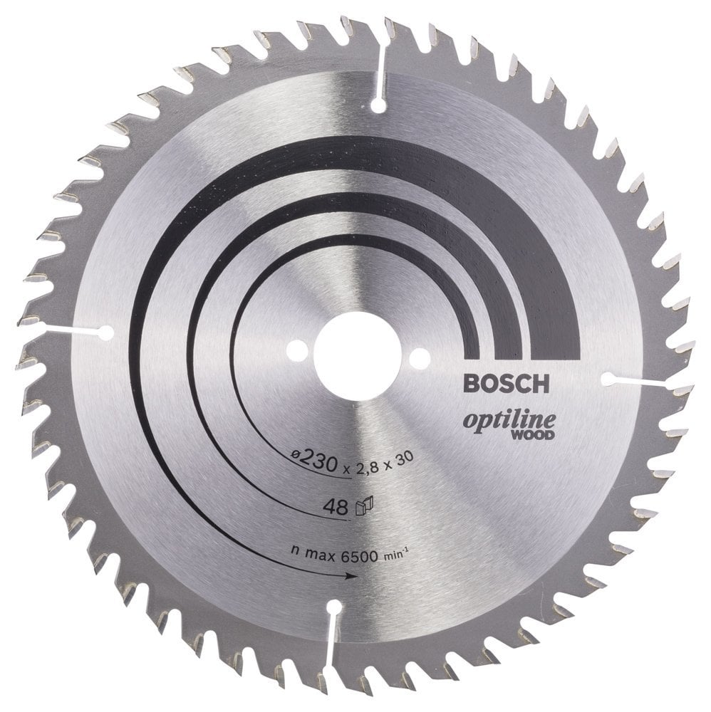 Bosch Aksesuarlar Bosch - Optiline Serisi Ahşap için Daire Testere Bıçağı 230*30 mm 48 Diş