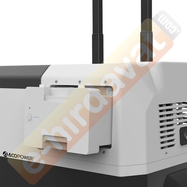 Acopower X40A 12/24/220Volt Akülü/Kablolu 40Litre Kompresörlü Outdoor Oto Buzdolabı
