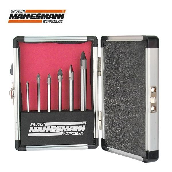 Mannesmann 54806 Cam Delme Matkap Ucu Seti 6 Parça