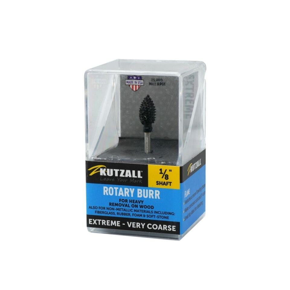 KUTZALL FLX-14-EC Ekstra Kalın Diş Alev Tipi Törpü (3.1 mm Sap)