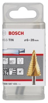 Bosch HSS-TiN 12 kademeli Matkap Ucu 6-39 mm