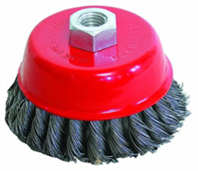 CTM BC 100 Taşlama İçin Burgulu Tel Fırça 100 mm